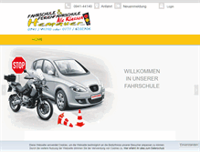 Tablet Screenshot of fahrschulehemauer.de